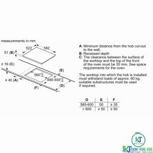 BẾP TỪ BOSCH SERIE 4 PWP611BB5E 4 VÙNG NẤU BÁN KẾT HỢP COMBIZONE - 23