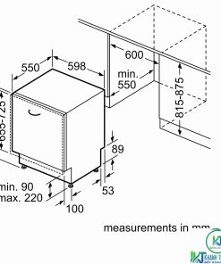 MÁY RỬA BÁT BOSCH ÂM TỦ SERIE 4 SGV4HCX48E 14 BỘ - 36 MÁY RỬA BÁT BOSCH ÂM TỦ SERIE 4 SGV4HCX48E 14 BỘ - 35