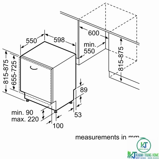 MÁY RỬA BÁT BOSCH ÂM TỦ SERIE 4 SGV4HCX48E 14 BỘ - 17