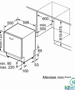 MÁY RỬA BÁT BOSCH ÂM TỦ SMV6ZCX00E SERIE 6 SẤY ZEOLITH - 36 MÁY RỬA BÁT BOSCH ÂM TỦ SMV6ZCX00E SERIE 6 SẤY ZEOLITH - 35