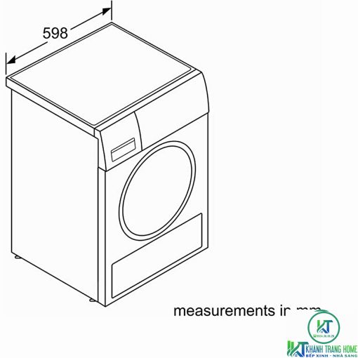 MÁY SẤY BOSCH WQG241000 SERIE 6 SẤY HEATPUMP 9KG - 7