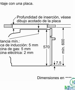 LÒ NƯỚNG ÂM TỦ BOSCH HRA512ES0 SERIE 4 71L MẶT INOX - 29