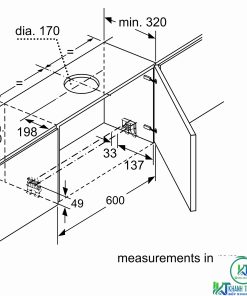 MÁY HÚT MÙI BOSCH DFS097J50B SERIE 8 NGANG 90 CM - 39