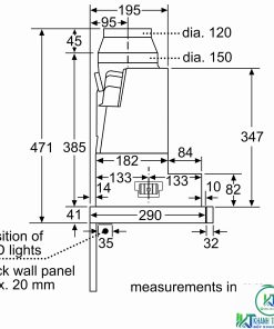 MÁY HÚT MÙI BOSCH DFS097J50B SERIE 8 NGANG 90 CM - 41