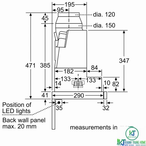 MÁY HÚT MÙI BOSCH DFS097J50B SERIE 8 NGANG 90 CM - 19