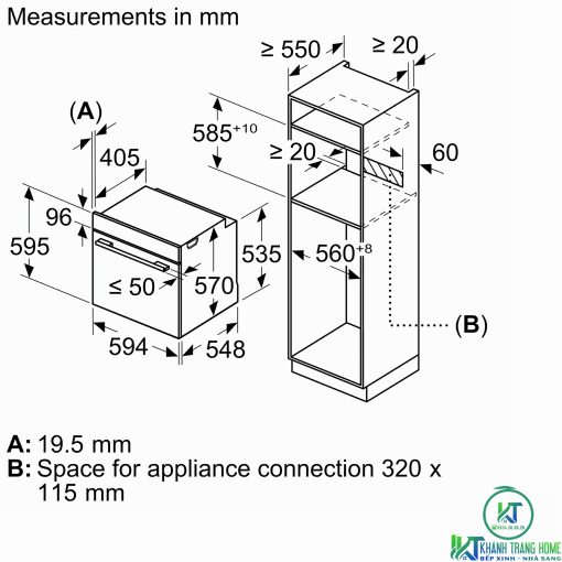 Lò nướng Bosch HBS534BS0B - 13