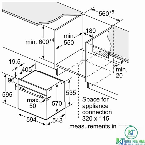 Lò nướng Bosch HBG5575S0A - 17