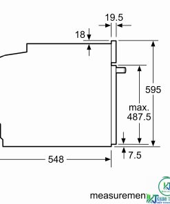 LÒ NƯỚNG ÂM TỦ BOSCH HBG655BS1 SERIE 8 71L ECOCLEAN - 31