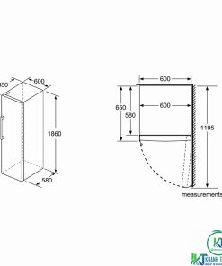 TỦ ĐÔNG CÁNH ĐƠN BOSCH GSN36VI3P SERIE 4 242 LÍT - 26 TỦ ĐÔNG CÁNH ĐƠN BOSCH GSN36VI3P SERIE 4 242 LÍT - 25