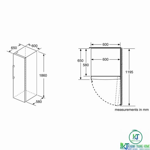 TỦ ĐÔNG CÁNH ĐƠN BOSCH GSN36VI3P SERIE 4 242 LÍT - 13