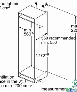 TỦ LẠNH 2 CÁNH BOSCH KIN86AF30O SERIE 6 254 LÍT - 42 TỦ LẠNH 2 CÁNH BOSCH KIN86AF30O SERIE 6 254 LÍT - 41