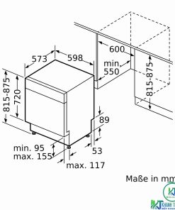 MÁY RỬA BÁT BÁN ÂM BOSCH SMU6ZCS00E ZEOLITH SERIE 6 14 BỘ - 32 MÁY RỬA BÁT BÁN ÂM BOSCH SMU6ZCS00E ZEOLITH SERIE 6 14 BỘ - 31