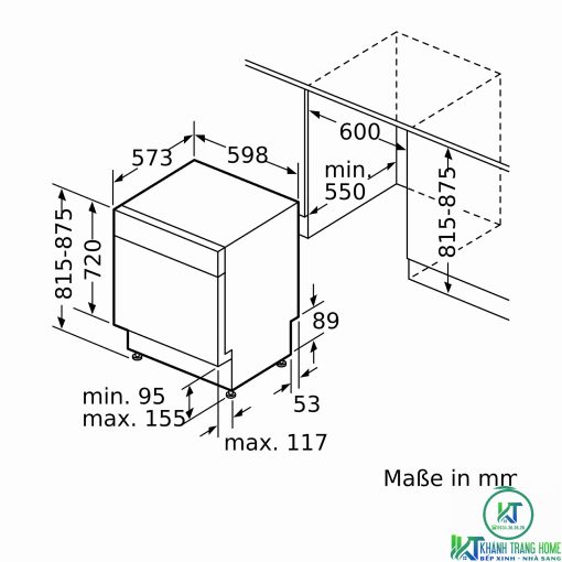 MÁY RỬA BÁT BÁN ÂM BOSCH SMU6ZCS00E ZEOLITH SERIE 6 14 BỘ - 15
