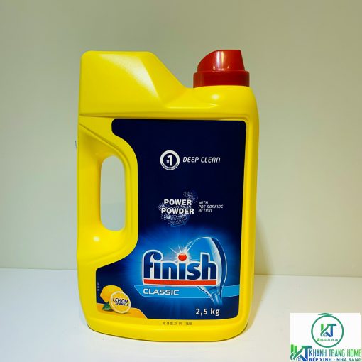 BỘT RỬA BÁT FINISH LEMON 2,5KG HƯƠNG CHANH CHÍNH HÃNG - 11