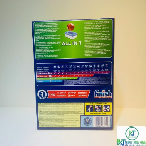 VIÊN RỬA BÁT FINISH ALL IN ONE 100 VIÊN CHÍNH HÃNG - 11