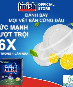 VIÊN RỬA CHÉN FINISH ALL IN ONE 50 VIÊN HƯƠNG CHANH CHÍNH HÃNG - 21