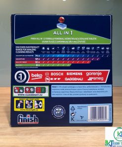 VIÊN RỬA CHÉN FINISH ALL IN ONE 50 VIÊN HƯƠNG CHANH CHÍNH HÃNG - 31
