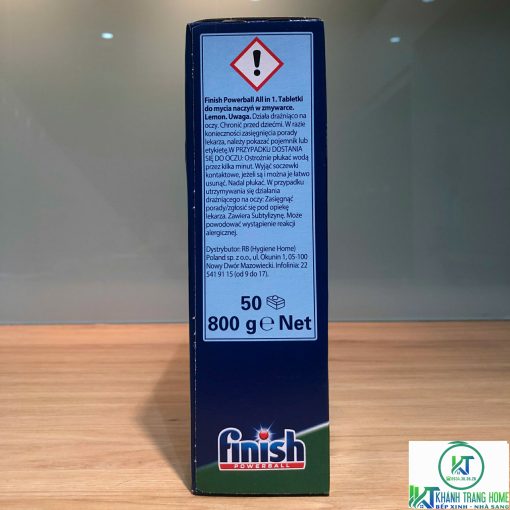 VIÊN RỬA CHÉN FINISH ALL IN ONE 50 VIÊN HƯƠNG CHANH CHÍNH HÃNG - 15