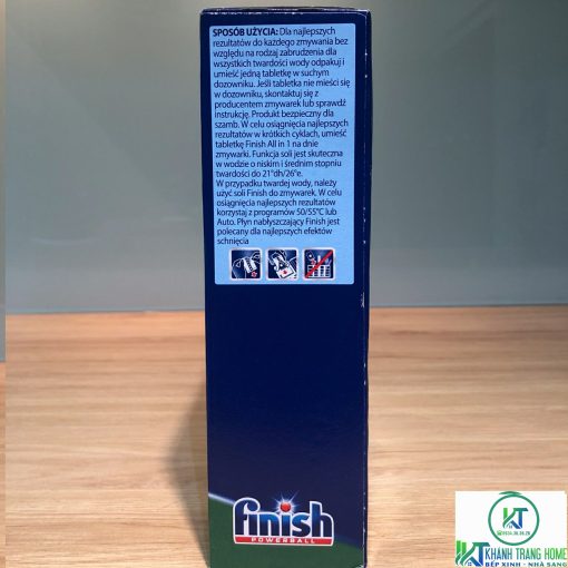 VIÊN RỬA CHÉN FINISH ALL IN ONE 50 VIÊN HƯƠNG CHANH CHÍNH HÃNG - 17