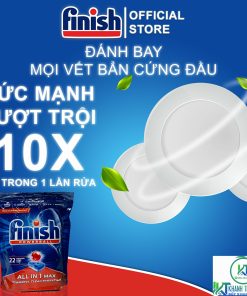 VIÊN RỬA BÁT FINISH ALL IN ONE MAX 22 VIÊN CHÍNH HÃNG - 17