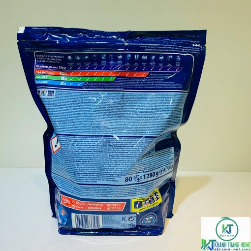 VIÊN RỬA CHÉN BÁT FINISH ALL IN ONE MAX 80 VIÊN HƯƠNG CHANH CHÍNH HÃNG - 13