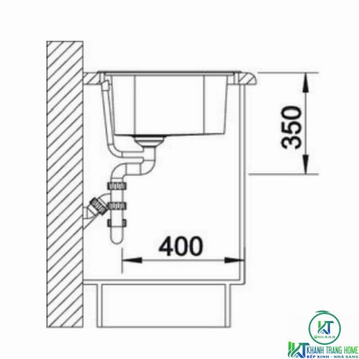 CHẬU RỬA CHÉN BÁT BLANCO PLENTA 9 - 13