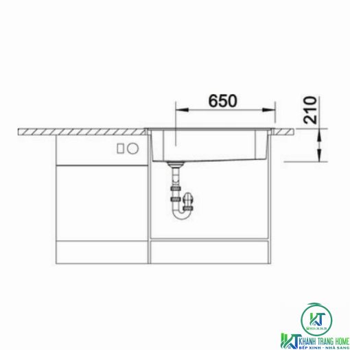 CHẬU RỬA CHÉN BÁT BLANCO PLENTA 9 - 9