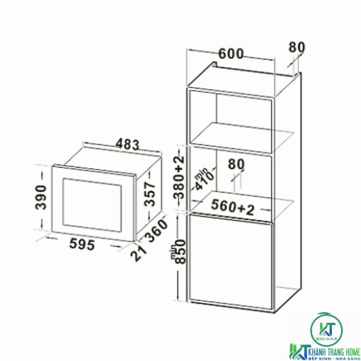 LÒ VI SÓNG KẾT HỢP NƯỚNG ELECTROLUX EMSB25XG 25 LÍT AUTOCOOK 7 - 7