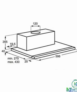 MÁY HÚT MÙI ÂM TỦ ELECTROLUX EFP6520X NGANG 60CM - 9