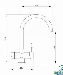 VÒI RỬA CHÉN BÁT KONOX BA ĐƯỜNG NƯỚC KẾT HỢP RO TRIM WATER - 38 VÒI RỬA CHÉN BÁT KONOX BA ĐƯỜNG NƯỚC KẾT HỢP RO TRIM WATER - 37