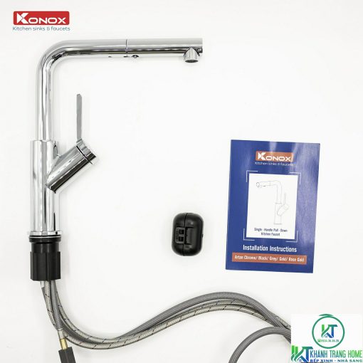 VÒI RỬA CHÉN BÁT RÚT DÂY KONOX ARTAN - 19