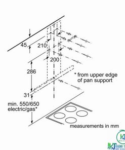 MÁY HÚT MÙI GẮN TƯỜNG BOSCH DWB97DM50B SERIE 4 NGANG 90CM - 29