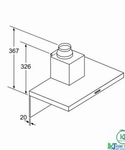 MÁY HÚT MÙI GẮN TƯỜNG BOSCH DWB97DM50B SERIE 4 NGANG 90CM - 33