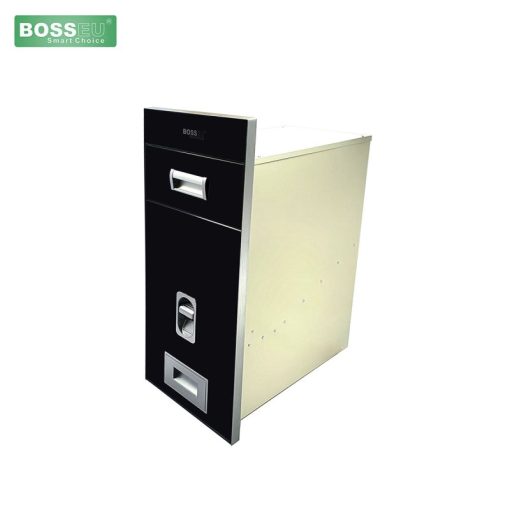 Thùng gạo mặt gương nút nhấn BOSSEU BS250Black - 1