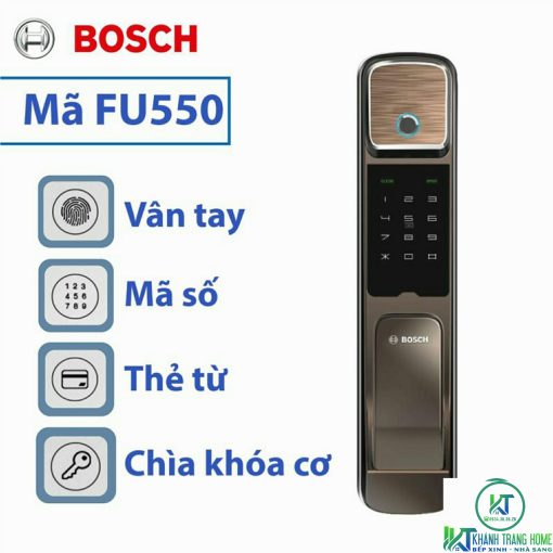 KHÓA ĐIỆN TỬ BOSCH FU550 FUSION SMART LOCK - Màu sắc: Nâu - 7