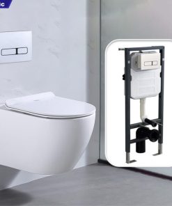 Bồn cầu treo tường Enic T55 tiêu chuẩn (Màu trắng)