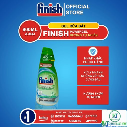 GEL RỬA CHÉN BÁT ECO FINISH 0% 900ML CHÍNH HÃNG - 1