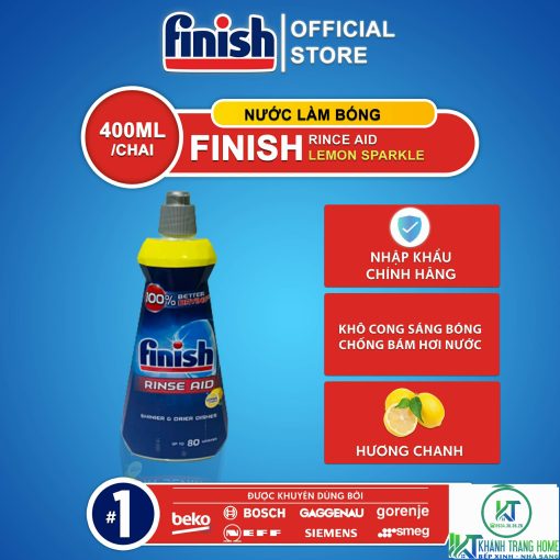 NƯỚC LÀM BÓNG FINISH 400ML HƯƠNG CHANH CHÍNH HÃNG - 1