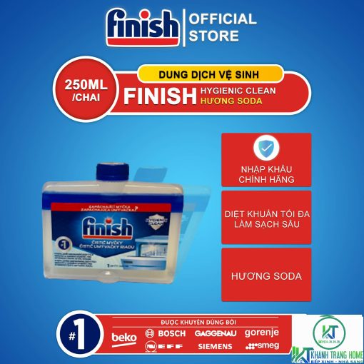 DUNG DỊCH VỆ SINH MÁY RỬA BÁT FINISH SODA 250ML HƯƠNG SODA CHÍNH HÃNG - 1
