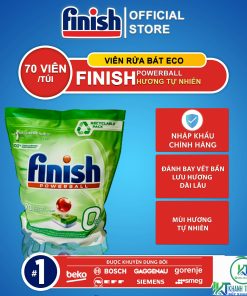 VIÊN RỬA BÁT ECO FINISH 0% 70 VIÊN CHÍNH HÃNG