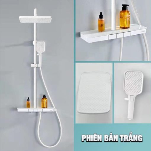 Bộ sen tắm cao cấp Enic TC - MÀU TRẮNG - 1