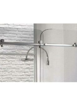 Trọn bộ cửa trượt phòng tắm Oval – Ray 2000mm Hafele 981.06.320