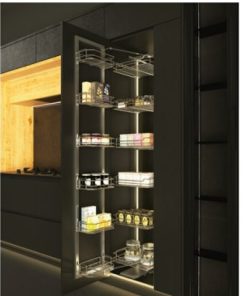 Tủ đồ khô 6 tầng Cucina 450mm Mạ Chrome 548.65.232