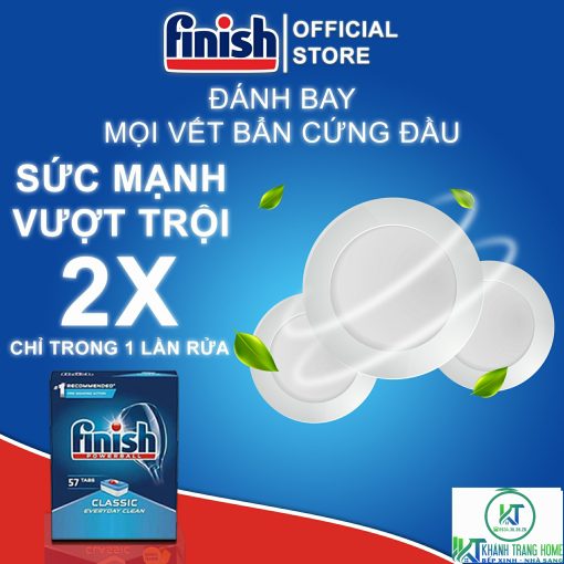 VIÊN RỬA BÁT FINISH CLASSIC 57 VIÊN CHÍNH HÃNG - 3