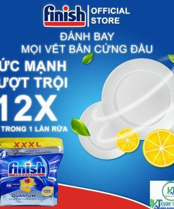 VIÊN RỬA CHÉN BÁT FINISH QUANTUM MAX 36 VIÊN HƯƠNG CHANH CHÍNH HÃNG - 11