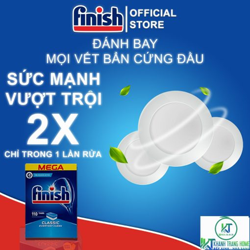 VIÊN RỬA CHÉN BÁT FINISH CLASSIC 110 VIÊN CHÍNH HÃNG - 3