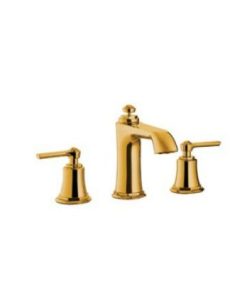 Vòi trộn 3-lỗ Kyoto 100 bộ xả kéo màu vàng 589.35.062