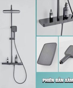 Bộ sen tắm cao cấp Enic TC - MÀU XÁM