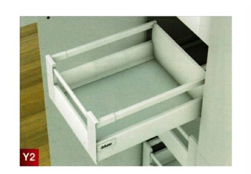 Ray hộp âm Blum TANDEMBOX Y2 màu đen 30kg 551.23.308 - 1