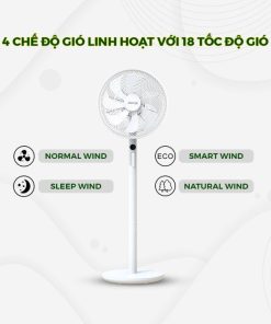 QUẠT DREAMER DHA-SSF136G ĐIỀU KHIỂN BẰNG GIỌNG NÓI - 36 QUẠT DREAMER DHA-SSF136G ĐIỀU KHIỂN BẰNG GIỌNG NÓI - 35